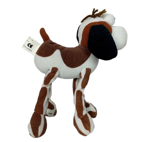 Vintage Toy Concepts Brown White Spotted Dog Stuffed Toy - Picture 2 of 5